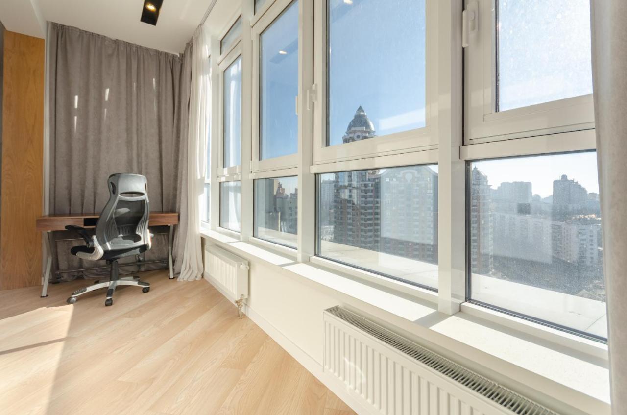 קייב Petrovdom In Rc Jack House Panoramic City View מראה חיצוני תמונה